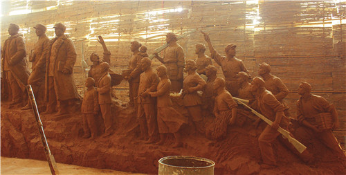 西安铸铜雕塑-马栏革命纪念馆项目（2）